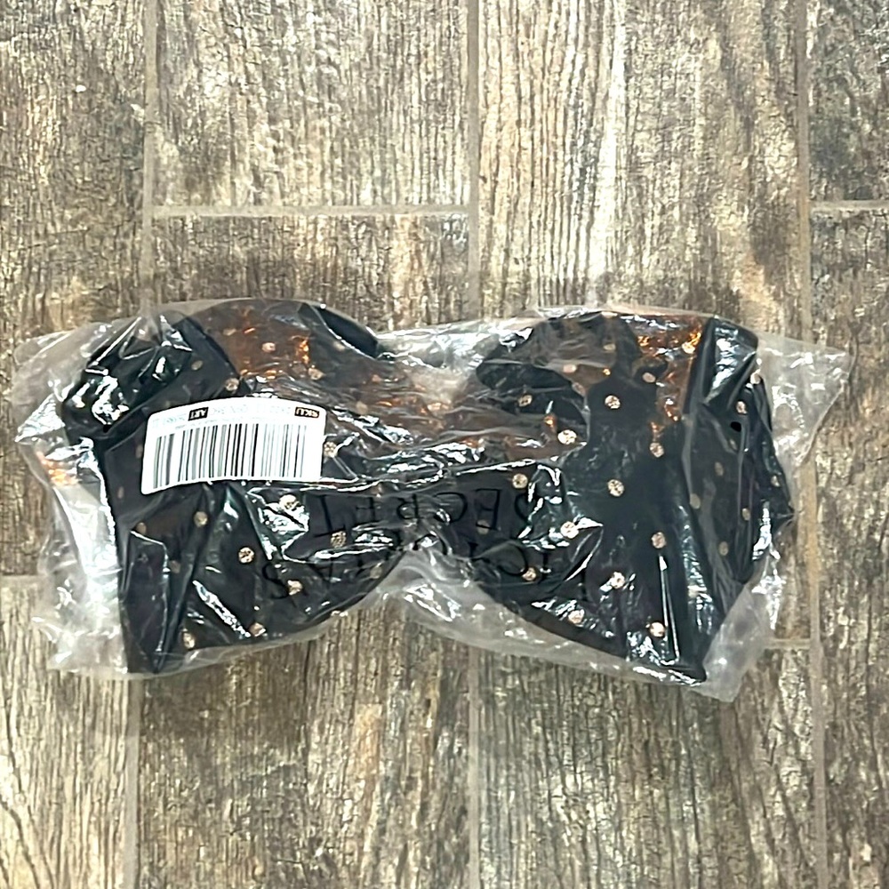 VICTORIA SECRET BRA 36C NWT BLACK & GOLD
